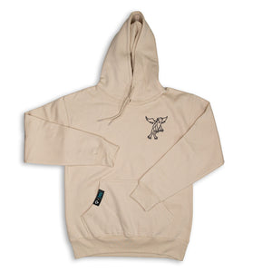 The Frogborn Hoodie | MBT Collab | Cream x Charcoal