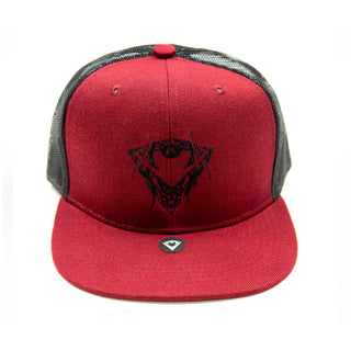 Bearded Sigil | The Founding | Snapback Trucker Hat x Crimson