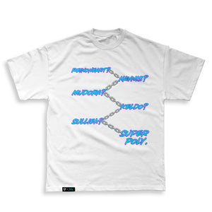 The Chain Gang | MBT Collab | White Mainstreet Tee