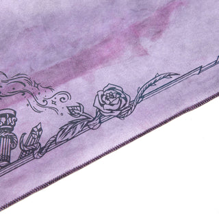 The Collab *Spellground* | Pvrism-Dyed SLES (Jellyplum) x The Meadowlark Mage | Square Edges | Light Brushed Fountain