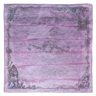 The Collab *Spellground* | Pvrism-Dyed SLES (Jellyplum) x The Meadowlark Mage | Square Edges | Light Brushed Fountain