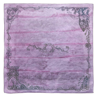 The Collab *Spellground* | Pvrism-Dyed SLES (Jellyplum) x The Meadowlark Mage | Square Edges | Light Brushed Fountain