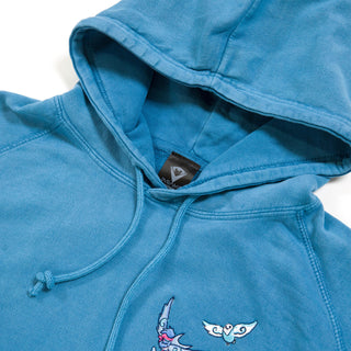 The Floobirds | Vintage Acid-Washed Hoodie | Skye Blue