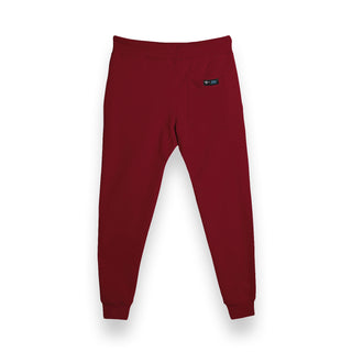 The Floobirds | Premium Fleece Joggers | Maroon x Birds of Paradise