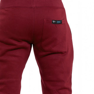 The Floobirds | Premium Fleece Joggers | Maroon x Birds of Paradise