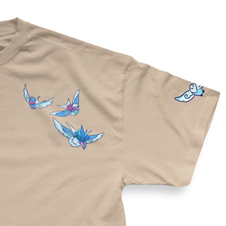 The Floobirds | Mainstreet Tee | Sand x Wings of Glory