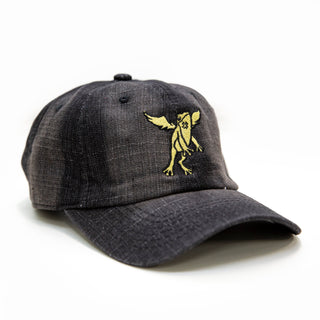 The Frogborn | Dad Hat | Distressed Charcoal x Gold | PRODUCTION SAMPLE