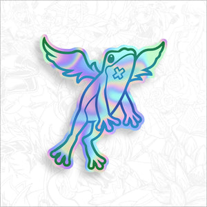 Frogborn | STICKER | Born to Fly x Holographic