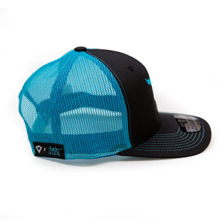 The Frogborn | Trucker Hat | Dual-Tone Black & Teal