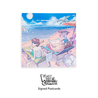 Beach Core | Will of the Councel | Signed Postcard