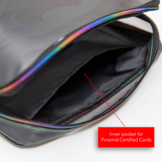 Vellum Zipper Bag w/ Pocket | "Black Shadow" Chromatic Edition | Season 4