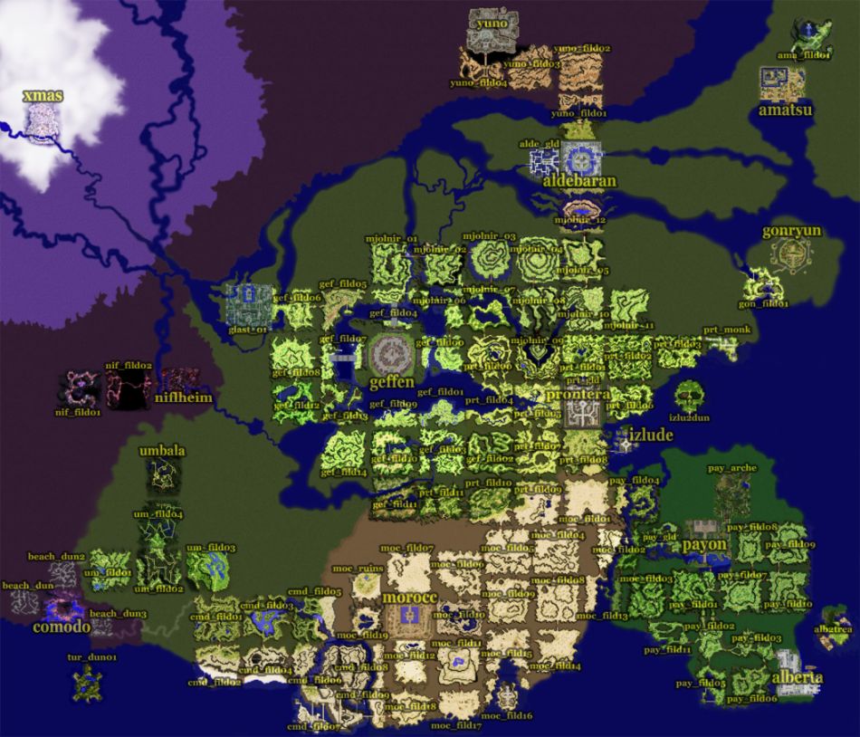 Ragnarok Online Map