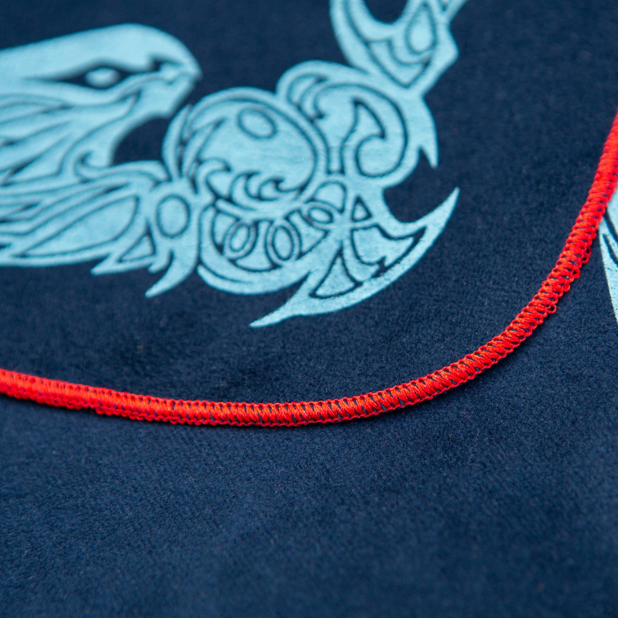 The Dragon's Maiden | PROTOTYPE | Fibreglide Navy x Light Blue *Red Stitched*