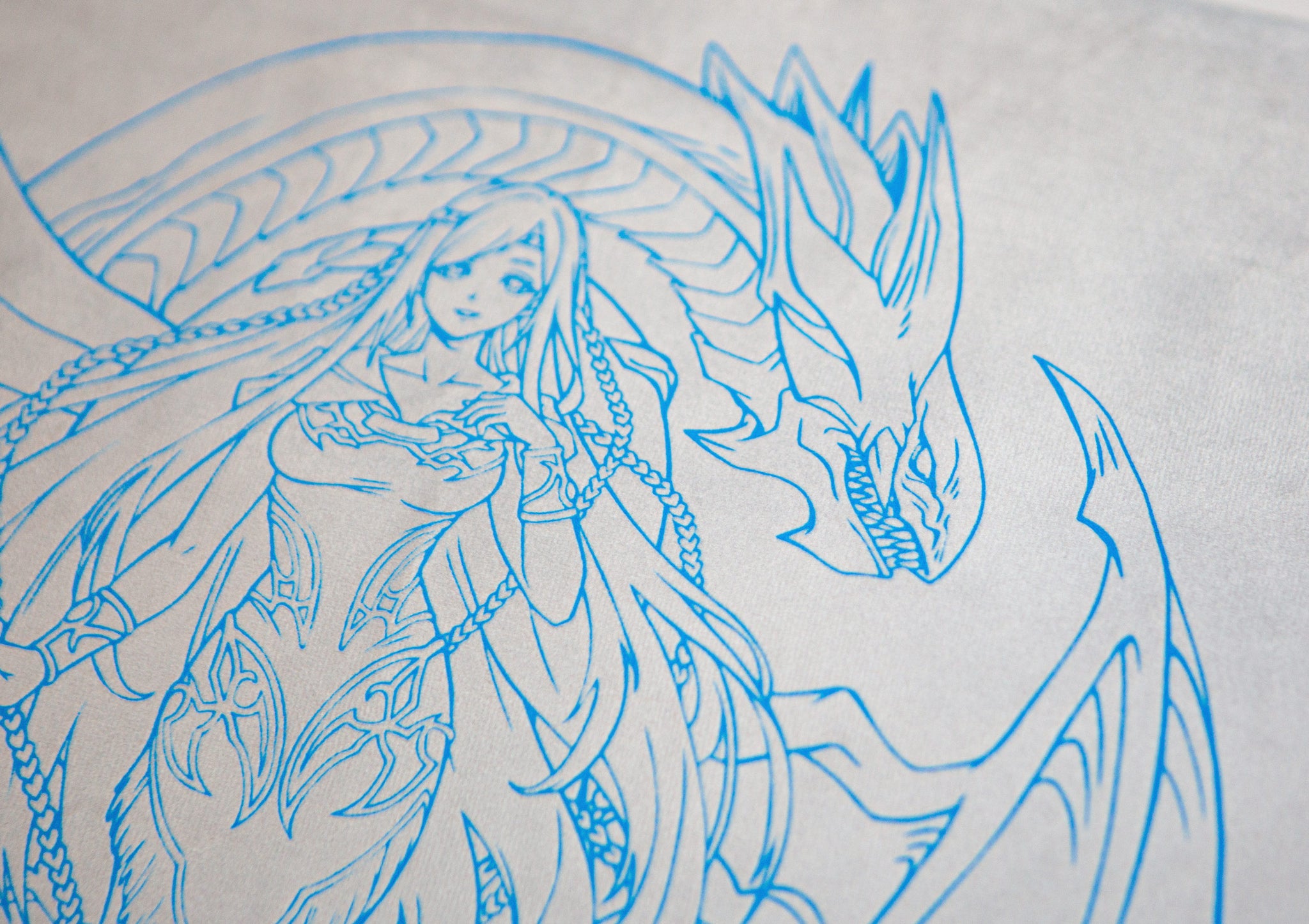 The Dragon's Maiden | Ultraglide Silver x Royal Blue