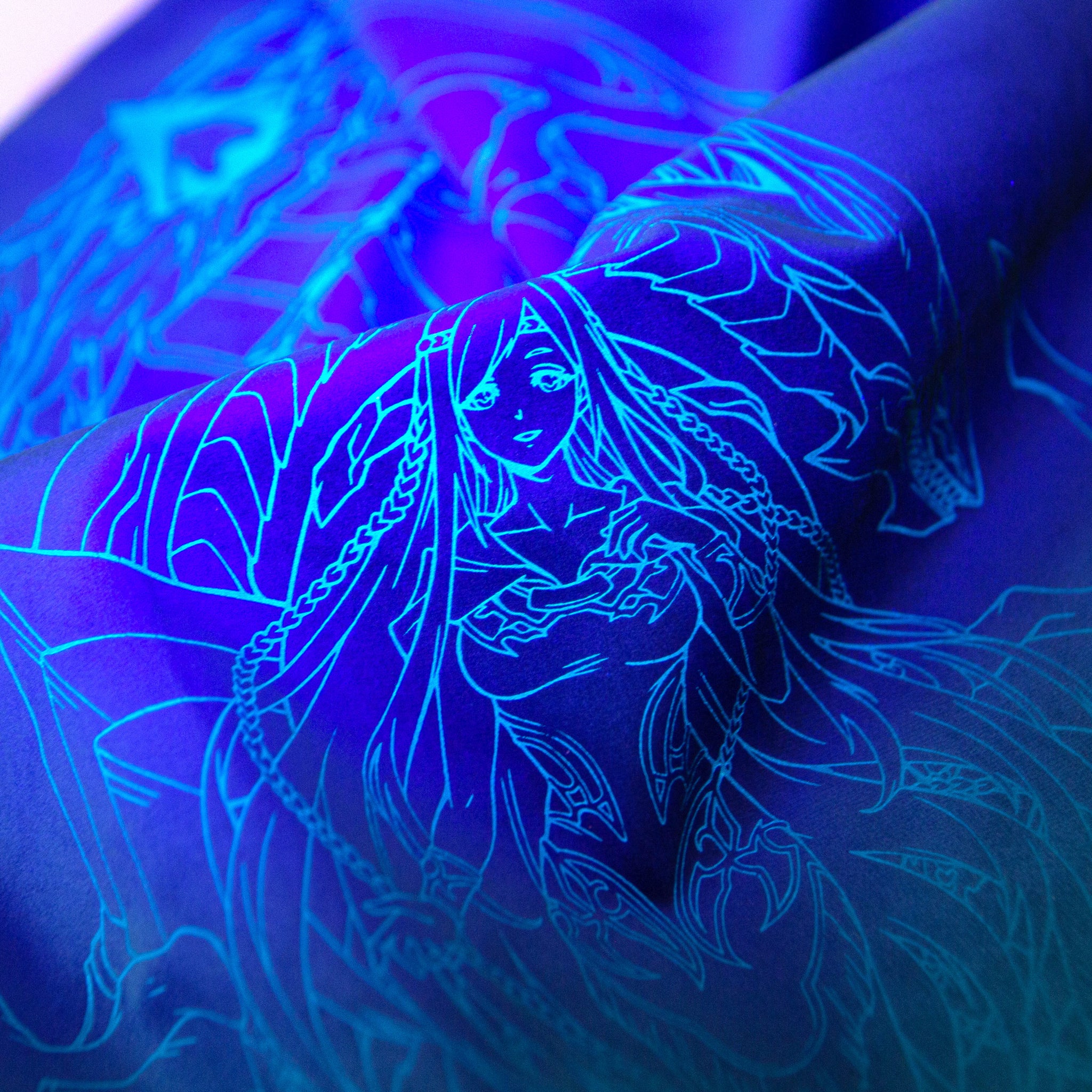 The Dragon's Maiden *CHROMA* Irisweave Peacock x UV Resin (Y)
