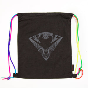 Cotton Drawstring Bag "Highseeker" Backpack-Style *Chroma Strings*