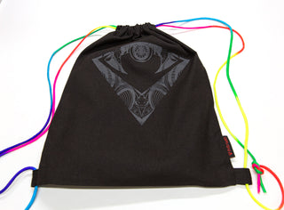 Cotton Drawstring Bag "Highseeker" Backpack-Style *Chroma Strings*