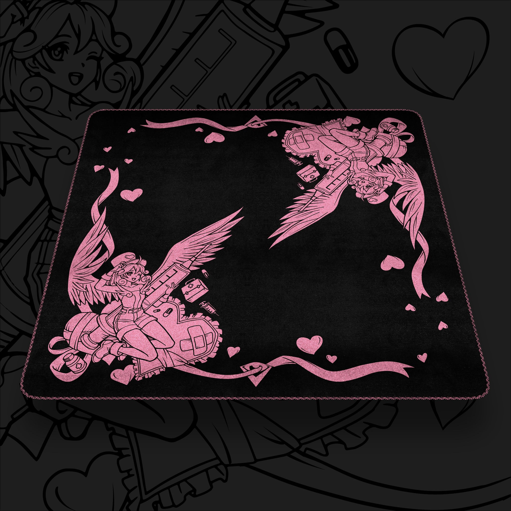 Valentine's Lily | Ultraglide Jet Black x Platinum Rose