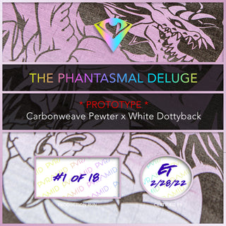 The Phantasmal Deluge | Carbonweave Pewter x White Dottyback *PROTOTYPE*