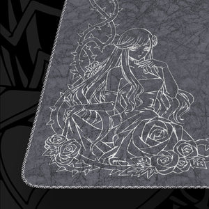 The White Rose Maiden | Odyssey Marble Charcoal x Platinum Lotus