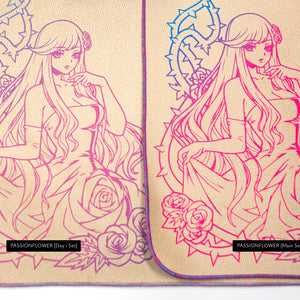 The Twin Rose Goddesses | 1st DAY PRINT | Pvremium Dragonskin Astral x Passionflower (False Color)